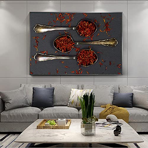 Cuisine peinture mur art toile impression tableau moderne grand format 50x70 cm affiche