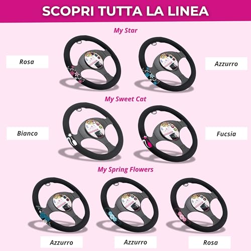 Bottari Coprivolante Auto Revolution Girl, Diametro 38 Cm - 4