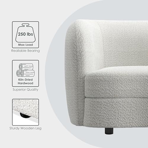 Sillón Plegable Blanco Con Tela De Peluche miniatura 5