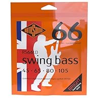Rotosound strings for electric bass SWING 66 STAINLESS SETS 4-str. RS66LD Stainless Standard 45-105 Stainless Steel Stainless Steel String, Made in UK Long scale (34"/860mm) - also suitable up to medium (32"/810mm) Since 1966, these Swing Bass string...
