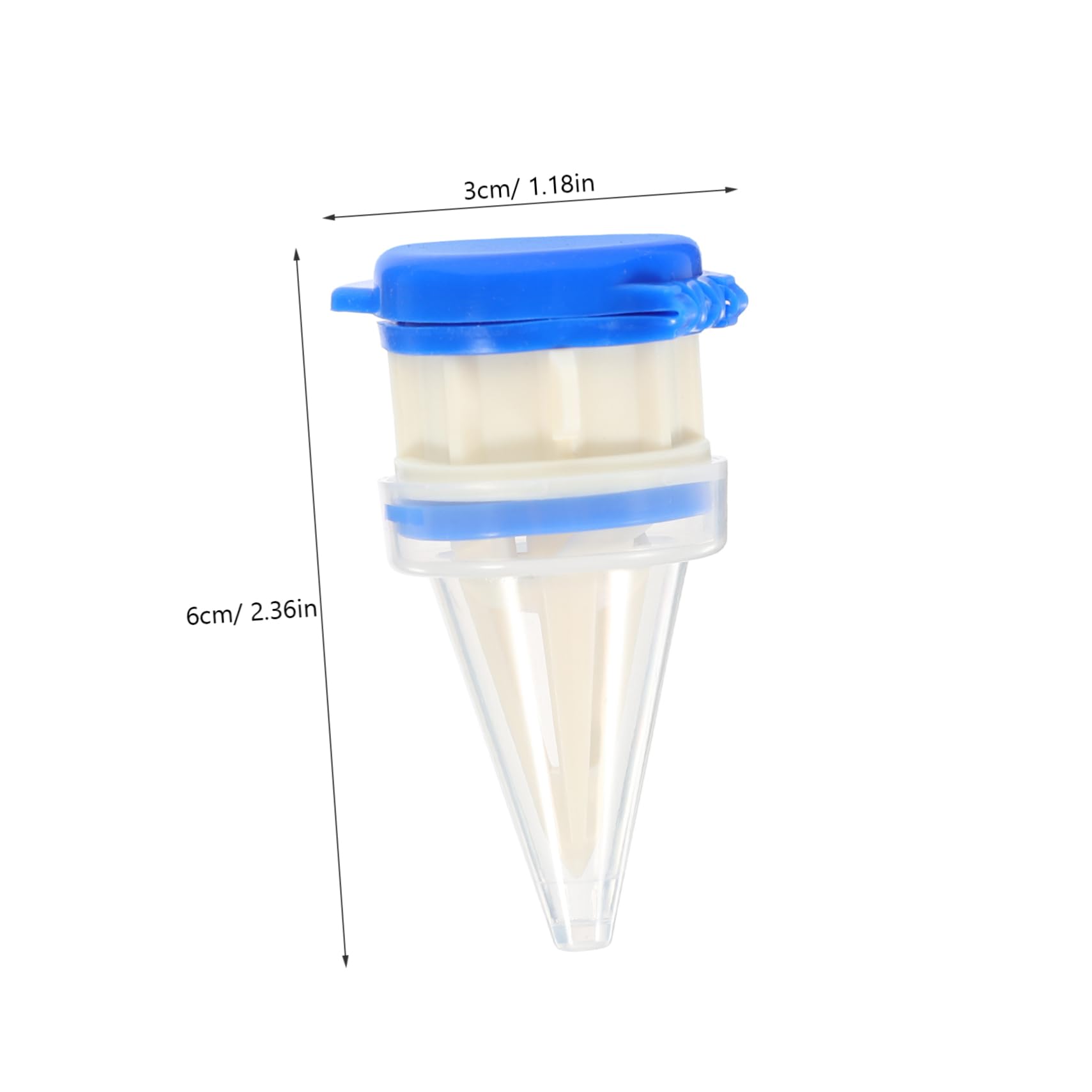 IMIKEYA Drink Deflector Bottle Spouts for Pour Reusable Nozzle Drink Dispenser with Lids Beverage Extension Liquid Drink Divider Party Supply Keep Drink Fresh Diverters Blue