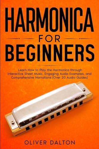 9798893320220 Harmonica For Beginners: Learn How To Play The Harmonica Through Interactive Sheet Music cover