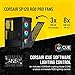 Corsair iCUE 220T RGB AIRFLOW Tempered Glass Mid-Tower Smart ATX Case - High Airflow - Three Included SP120 RGB PRO Fans - Black