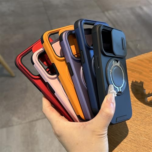 Protection objectif iPhone 13 antichoc noir et coque aimantée avec anneau