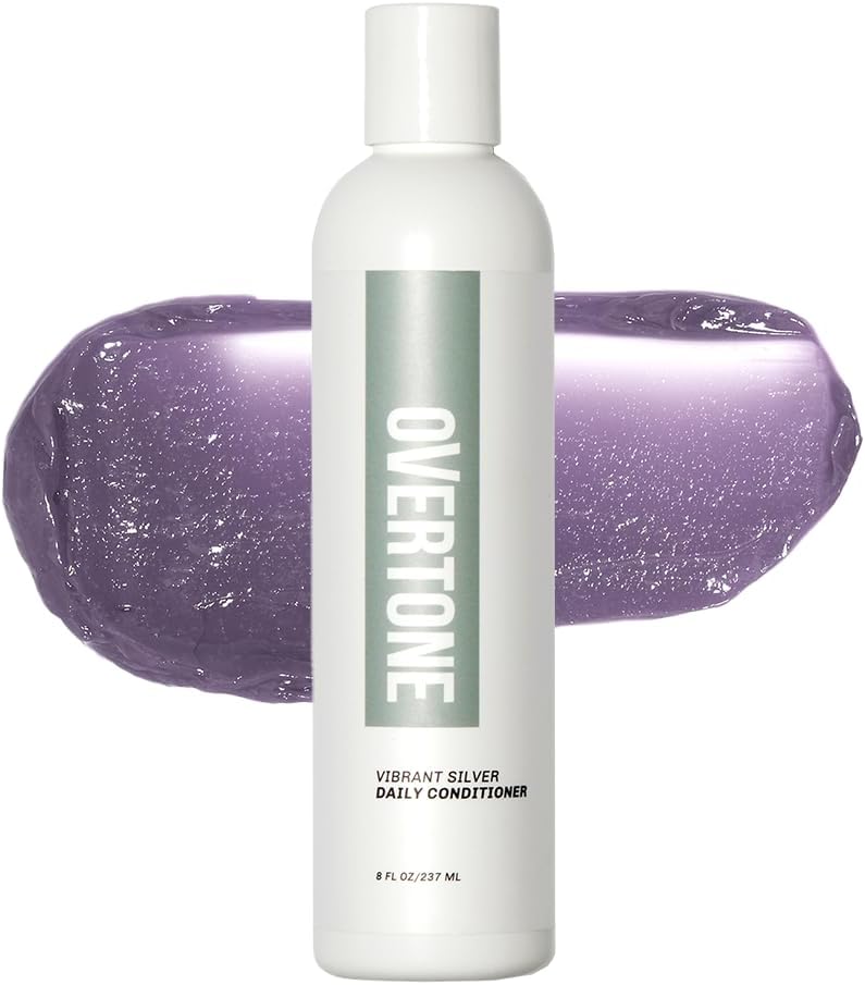 Daily Color Depositing Conditioner: 8oz Temporary Coloring Conditioner w/Shea Butter & Coconut Oil, Refresh Color & Prevent Fading, Vegan & Cruelty-Free, Vibrant Sterling is Stormy Sterling