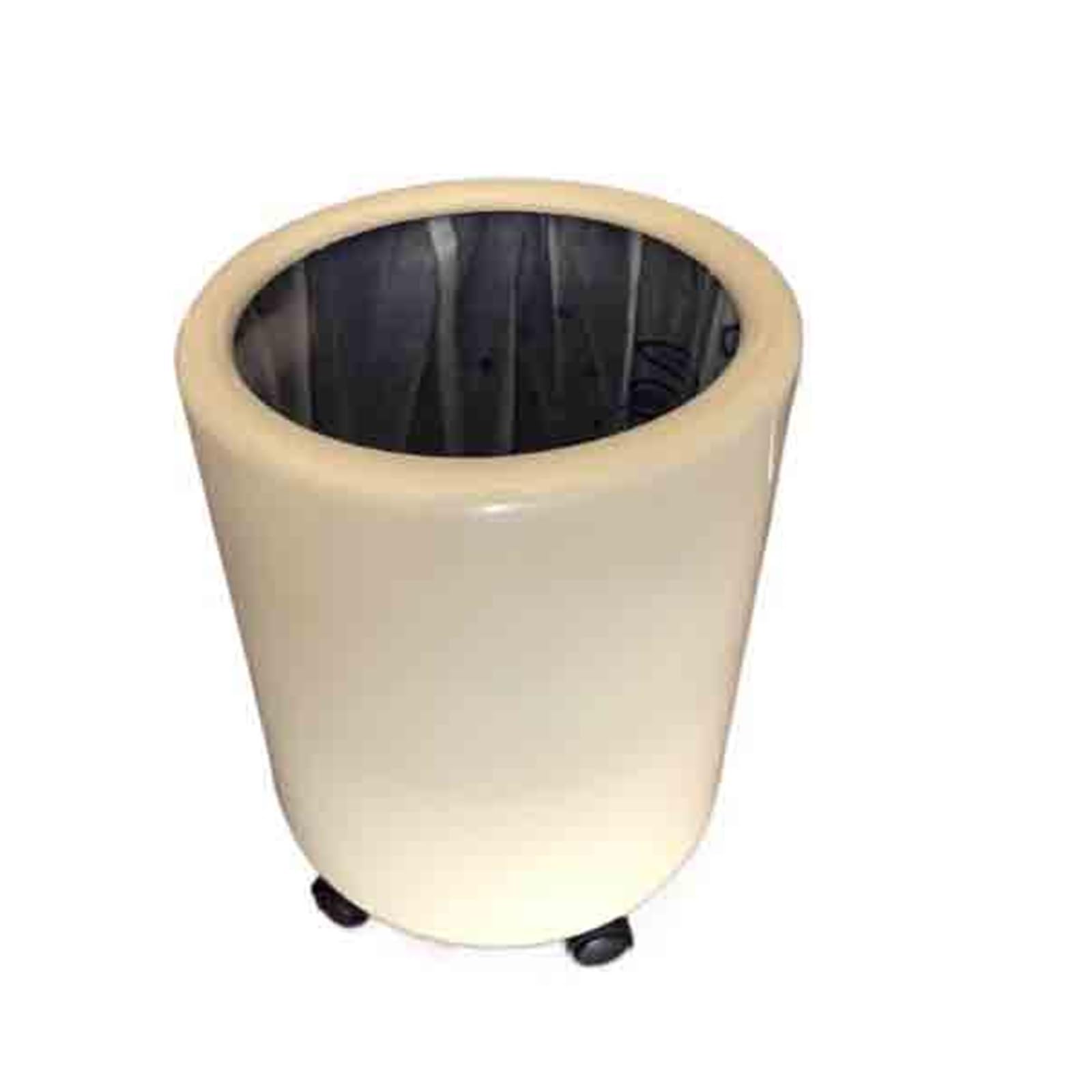 ZYYANSHOP Trash Cans Large Capacity Portable Trash Can For The Living Room Kitchen Or Office Wastebasket Garbage(White)