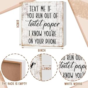 Jetec2piecesfarmhousebathroomsignsdecorwoodenboxsignfunnybathroomwallartrusticbathroomwoodplaquepleaseseatyourselfbathroomdecorforhomebathroomrestroomyellow Urban Country Home Decor Jetec 2 pieces farmhouse bathroom signs decor wooden box sign funny bathroom wall art rustic bathroom wood plaque please seat yourself bathroom decor for home bathroom restroomyellow urban country home decor