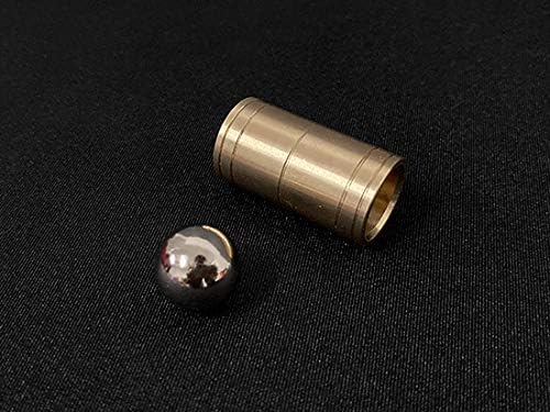 Miniatura 5 de Bola y tubo Misterio Trucos de magia de cerca ilusiones Trucos de truco de accesorios mentalismo mágico latón bola de acero fregadero abajo en tubo