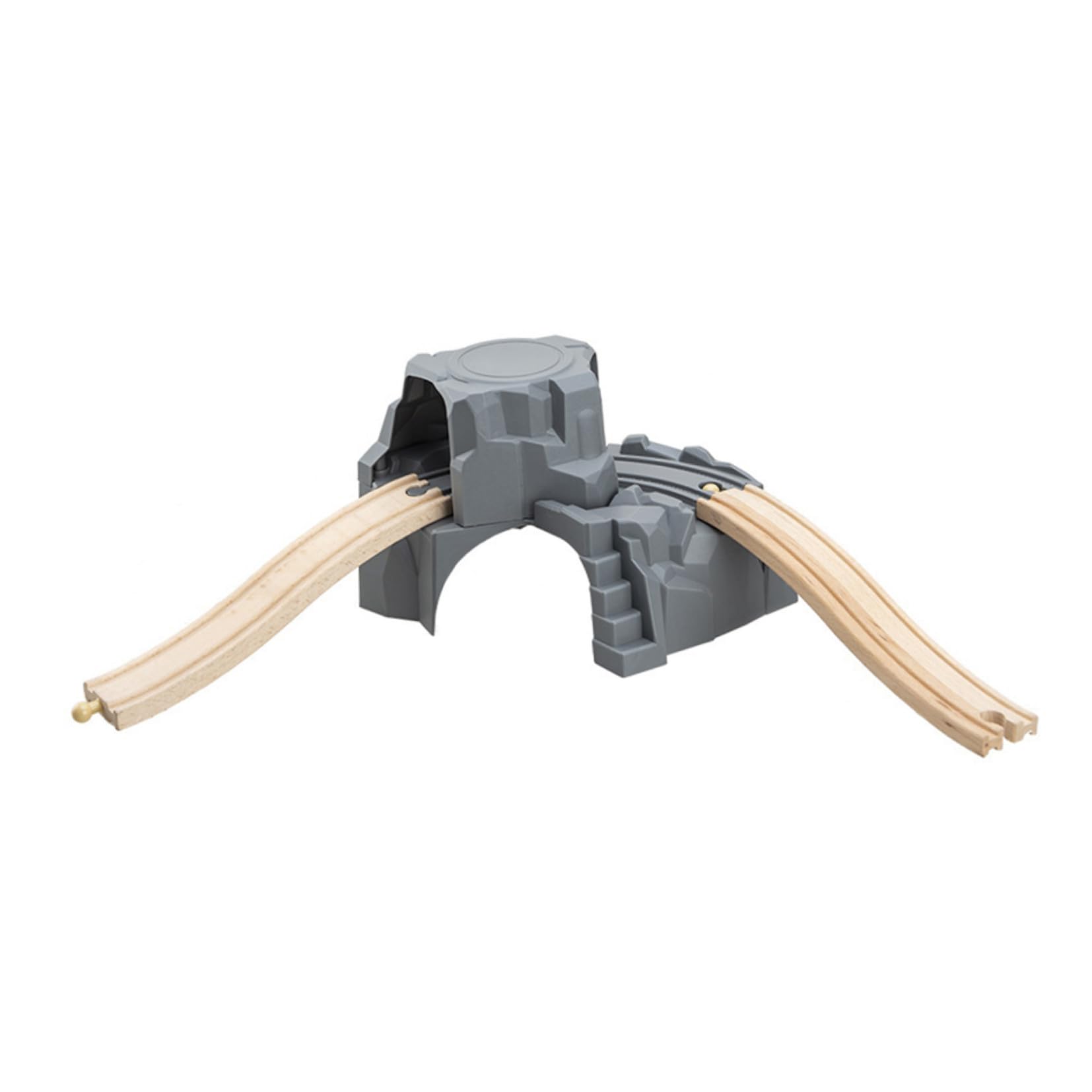 GALPADA Tunnel per Trenino Bambino Set Plastico Beige Dettagli Realistici
