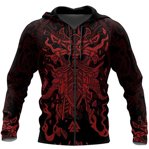 Sweat à capuche zippé Harajuku survêtement unisexe 3D grande taille