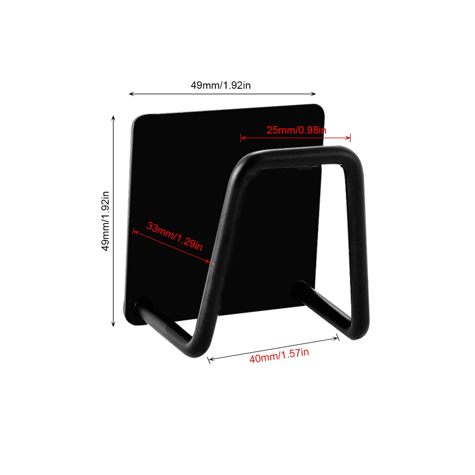 Porte éponge Cuisine INOX, Support D'éponge En Acier Inoxydable Support Deponge De Bain A Ventouse Ferme Pour Torchon Couvercle Devier Paquet De 4 Savons 90052098