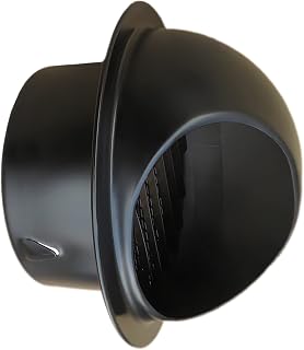 Ventilation Outlet Spherical Air Valve Grill Cover 4" 6" 7" 8" Stainless Steel Vents External Extractor Wall Dryer Vent Cap, Hemispherical Design, Louvered Grille Cover Hood Vent Exhaust Cover