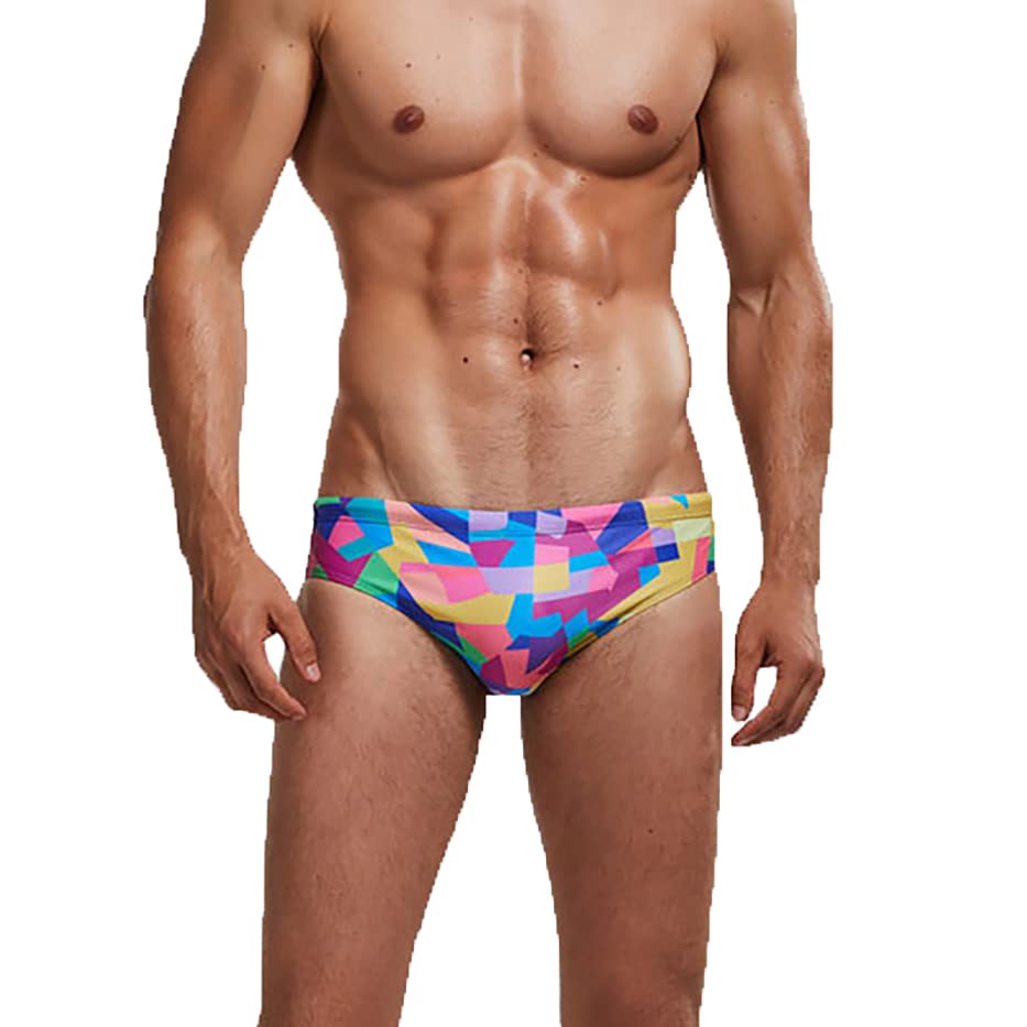 LikeJump Bañador de Natación Hombre Briefs Traje de Baño Secado Rápido para Playa Piscina