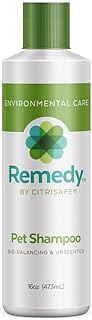 CitriSafe Remedy Pet Shampoo - Remove Mold - Contamination from Pets - Pet and Dog Shampoo with Shea Moisture for Shine - 16oz