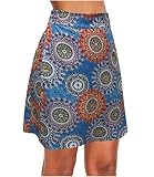 Jhsnjnr Women's Wrap Around Beach Cover-up Skirt Multitasks Skirt Athletic Skorts for Weekend Backpa