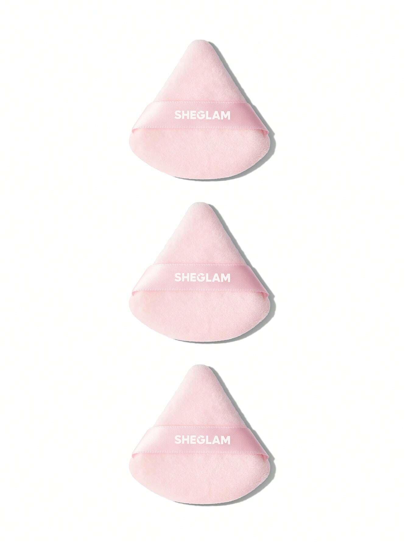 Insta-Ready Powder Puff 3 Pcs Triangle Shaped Makeup Puff