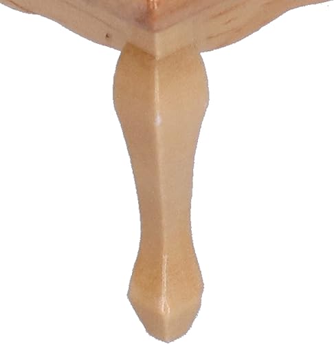 Miniatura 8 de Mesa de té en miniatura para casa de muñecas, 112, mesa de centro de madera para sala de estar, modelo de muebles en miniatura