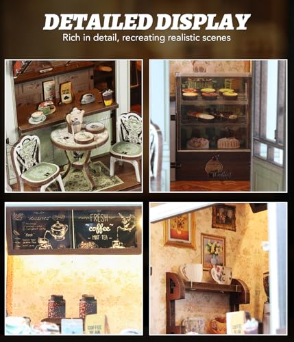 KOLOTESAME Coffee Shop Book Nook Kit thumbnail 3