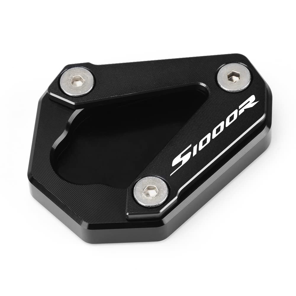 Modeer Per BMW S1000R 2021 2022 Cavalletto Moto Piedistallo Lato Estensione Pad Supporto Piastra Pedale S1000 R S 1000 1000R Accessori (Nero)