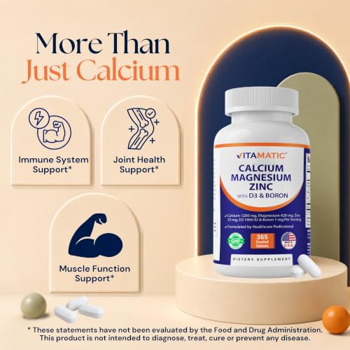 Vitamatic Calcium Magnesium Zinc D3 Boron