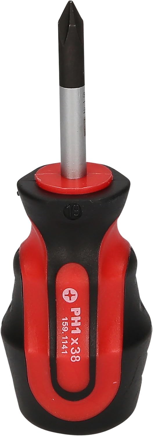 KS Tools 159.1141 Tournevis ERGOTORQUEplus, court, PH1