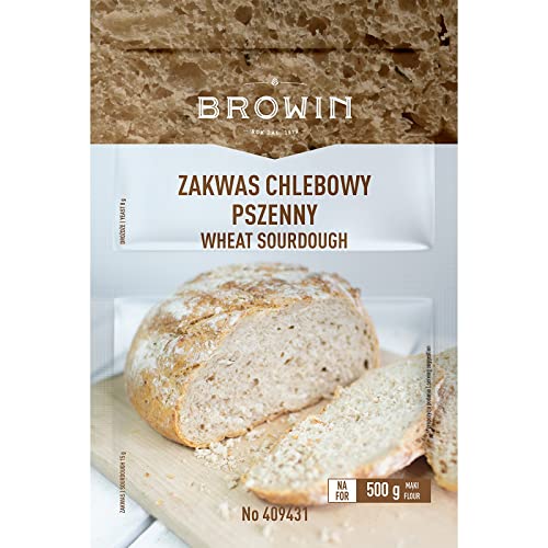 Food Grade Dried Sourdough Culture & Yeast - Hand Baking or Bread Machines - Rye, Spelt, Wheat Leaven - Starter Bread (Wheat Sourdough)