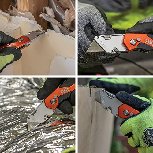 Klein Tools Faca Utilitária Dobrável 44131 Pesada Com Clipe De Bolso