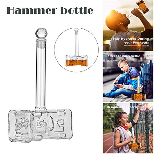 LEFUYAN Garrafa de vinho Thors Hammer Glass Creatives Vodkas Whiskey Beer Jarra para bar Club Casa A