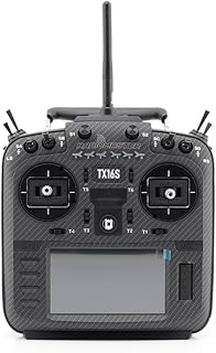 RotorLogic RadioMaster TX16S MKII Carbon Fiber Black 2.4GHz 16CH EdgeTX OpenTX Hall Gimbals Remote Control Radio Transmitter (4IN1 Multi-Protocol)