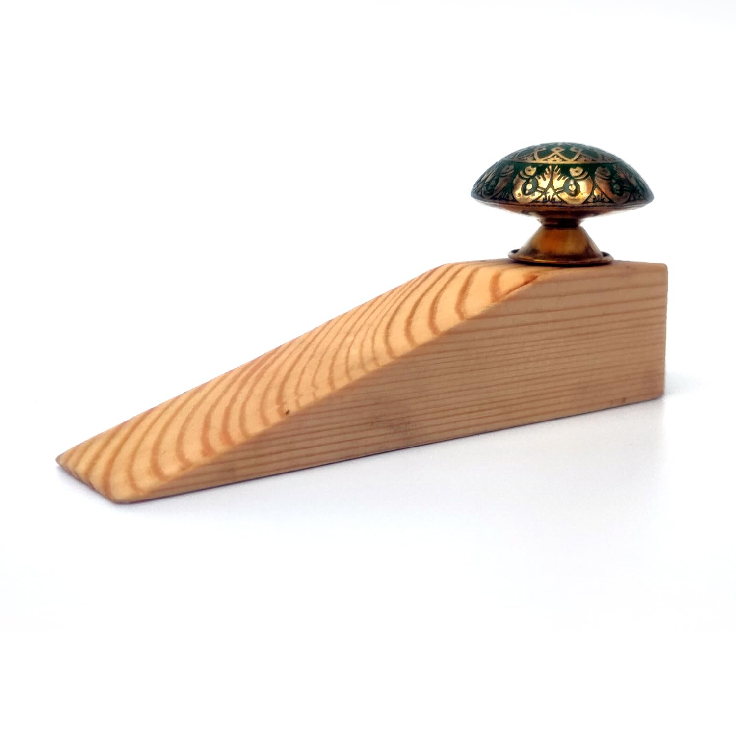 Bnospace Wooden Door Stopper Wedge | Non-Slip Door Stop Protector Wedges for All Surfaces Home & Office | Eco Friendly Doorstops Pack of 1 (B0BG38YJSW) Amazon Price History, Amazon Price Tracker