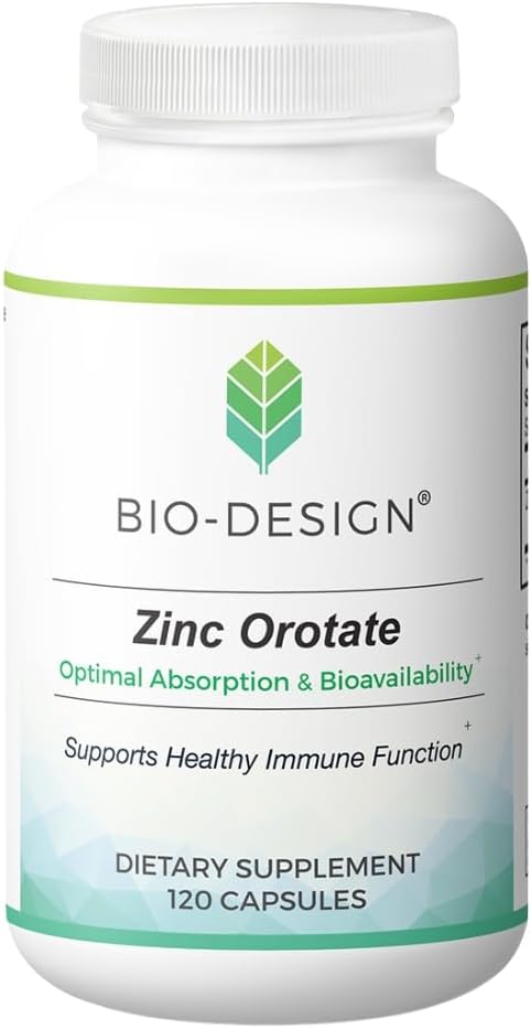 Zinc Orotate - 20mg, Supports Immune Health, Vegan Friendly (100 Capsules)