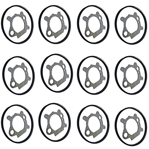 12 Set Float Bowl Gasket Air Cleaner Mount Gasket for Briggs &amp; Stratton 693981 799871 799866 790845 272653 272653S