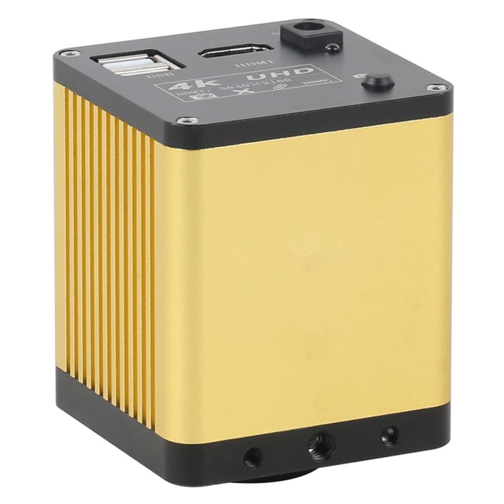 Microscopio Industrial Digital 4K 1080P HDMI, cámara de medición, Lupa electrónica, Almacenamiento en Disco U con grabadora de vídeo y Lente de Montaje en C 120X