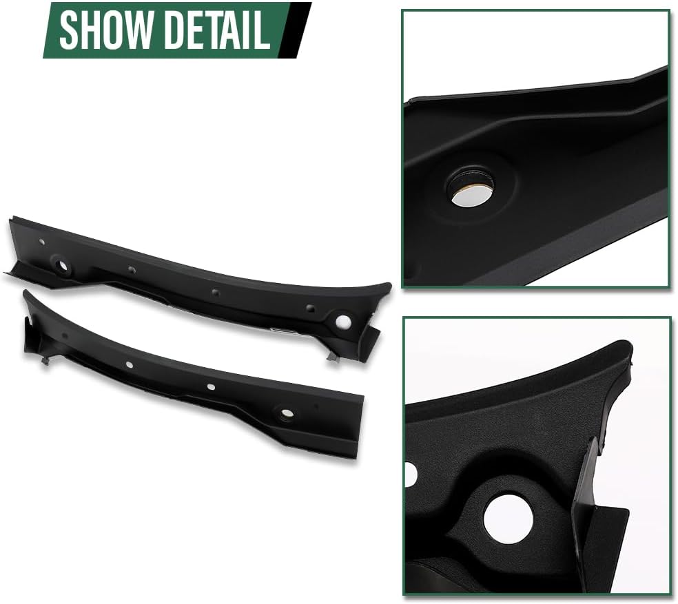 LQI Windshield Cowl Panel Cover Compatible with BMW 5 Series E39 1995-2004 51718159292
