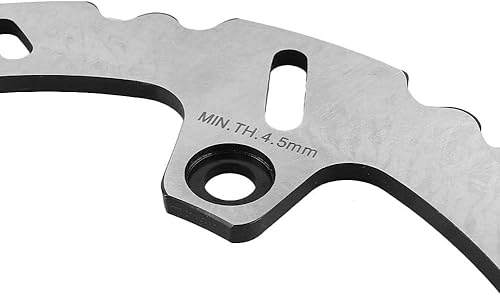 Miniatura 4 de LIRU - Rotor de freno de disco trasero plateado, piezas de freno de acero inoxidable, 1 unidad para BMW F 650 GS 650 2008-2012 F 700 GS 700