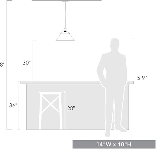 Miniatura 3 de Golden Lighting 3306-L CH-NVY Colgante Orwell, cromado con pantalla azul marino