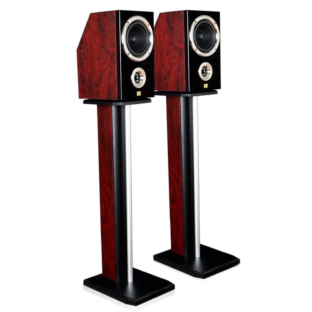 Supporti per Altoparlanti Supporto for altoparlante professionale Treppiedi audio in legno da pavimento da 12~15 pollici Supporto Casse(B,80CM