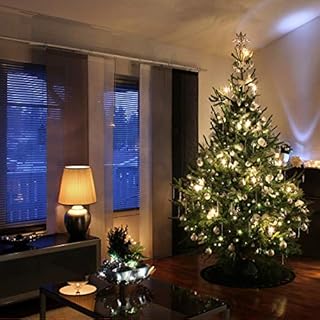 Holiday Essence 60 LED Mini Warm White Christmas Lights for Indoor and Outdoor Use Energy Efficient LED Bulbs with Green Wire