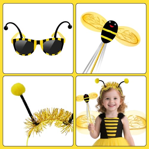 Disfraz de Abeja con Tutu Luminoso para Niñas miniatura 4