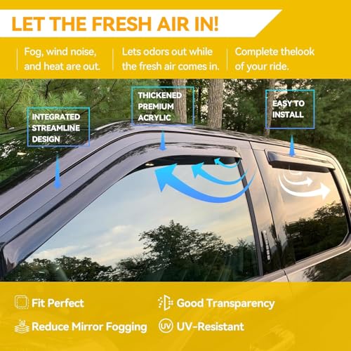 Image of Rain Guards Window Visor for 1990-1995 Toyota 4runner Out-Channel