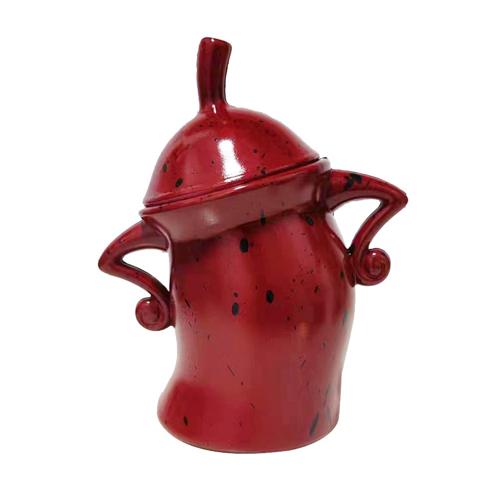 Fpreeza Red Canister With Attitude,Fun Airtight Kitchen Storage Canisters,Cute Food Storage Tank With Airtight Lid