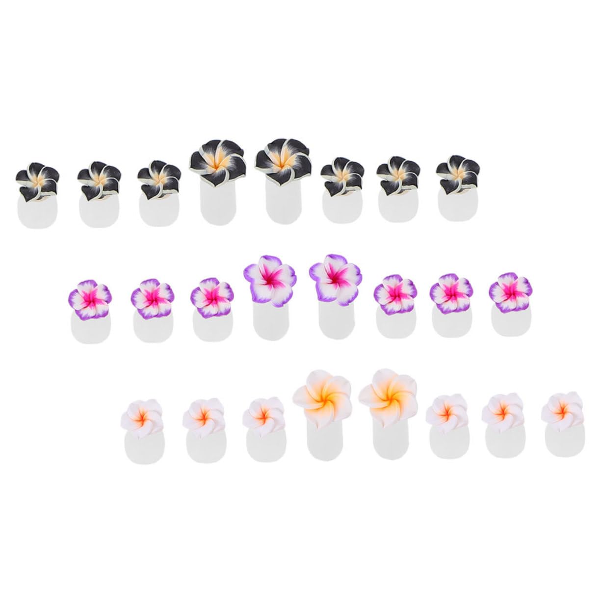 PartyKindom 24 pcs Flower Silicone Toe Separators for Women Reusable Decorative Dividers for Pedicures Easy to Use Nail Art Tools for Home and Salon Manicure