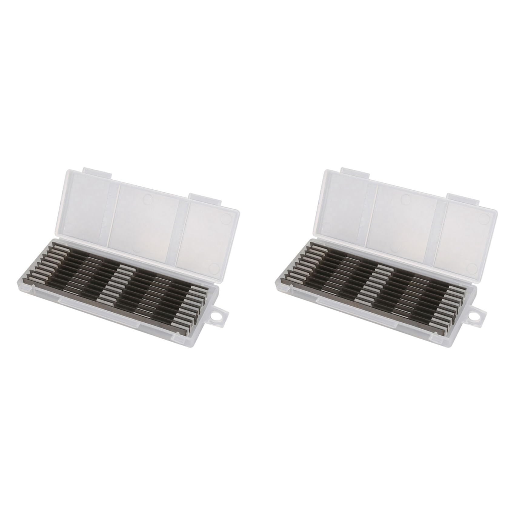 Jnchdghwa 20Pcs 82mm Planer Blades Reversible Electric Planer Blades Boxed HSS for for Grinders