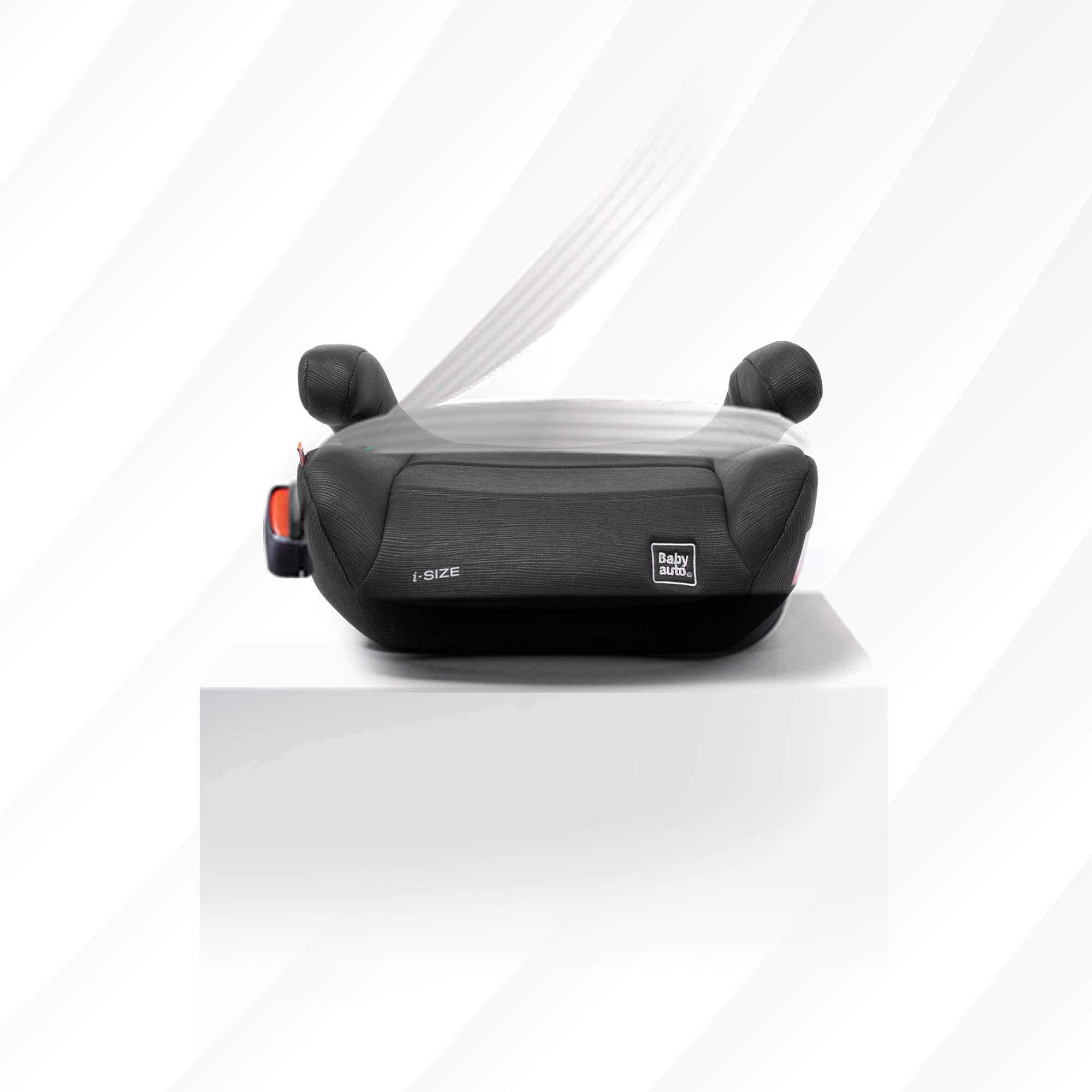 BABYAUTO Sitzerhöhung Auto Kinder ISOFIX, ECE R129 Kindersitzerhöhung Sitzschale Auto, Gruppe 3 (22-36kg/5-12 Jahre) 125-150 cm iSize, Extra Gepolstert für mehr Komfort, Schwarz