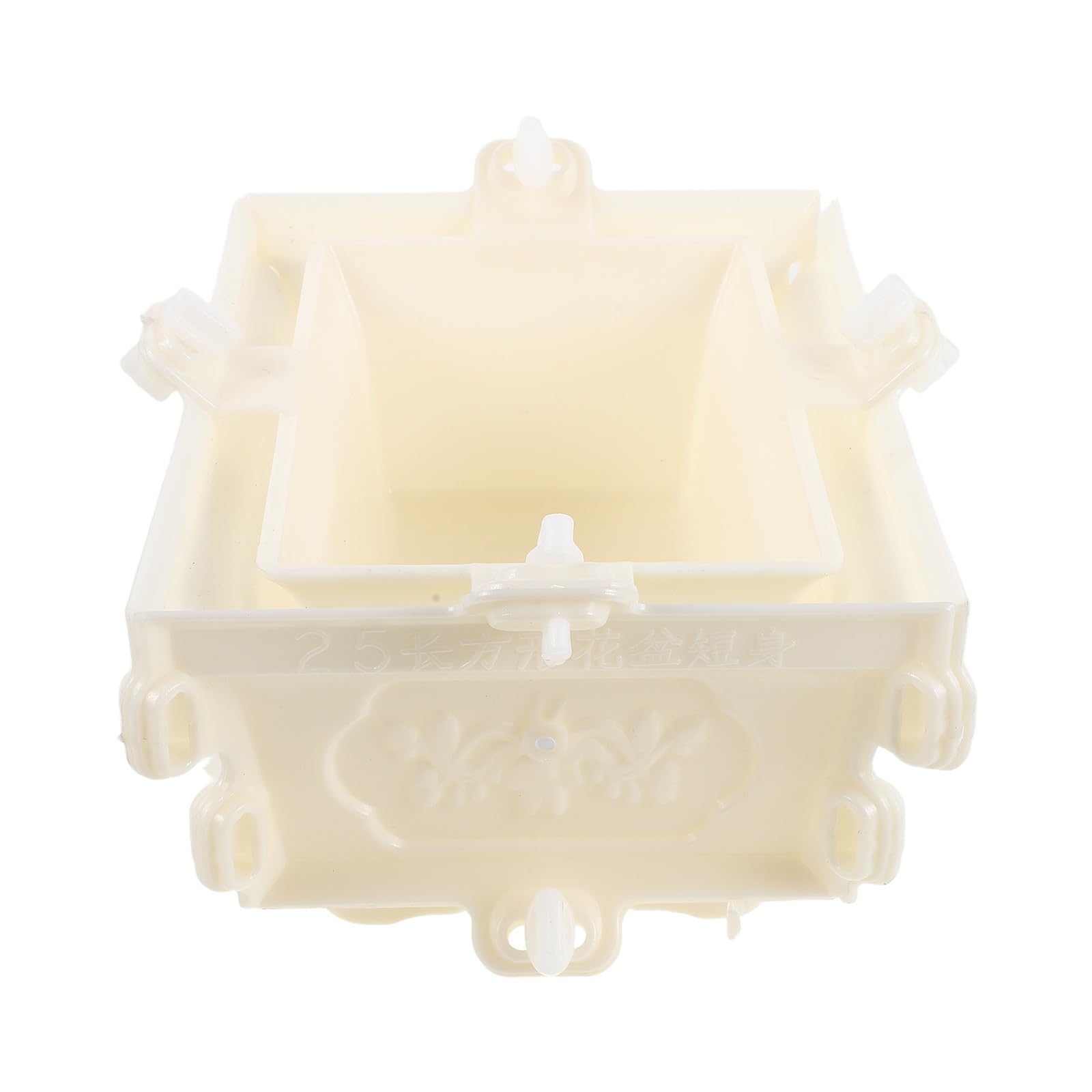 VANZACK Moule pour Pots de jardinière en Plastique 29x22x15cm, Moule à Ciment pour Plantes succulentes et bonsaï, Utilisation en extérieur et décoration Maison