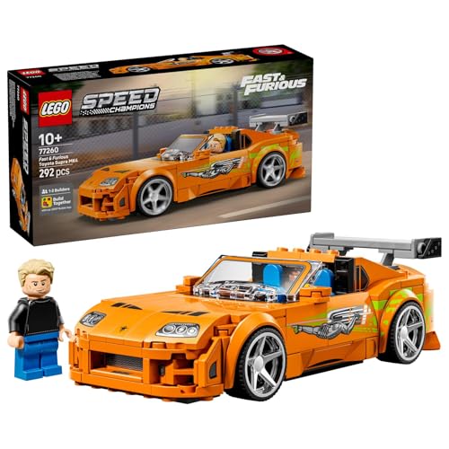 Image of LEGO Speed Champions The Fast and The Furious Toyota Supra MK4 - Sports Car Set 77260
