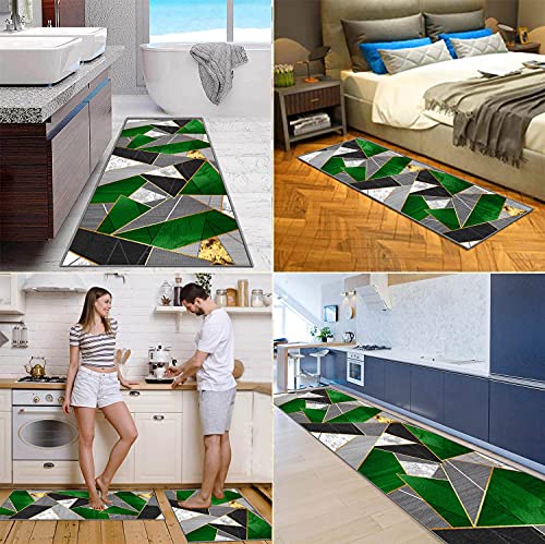 Tapis de cuisine lavable antidérapant 40 x 80 cm tissé - 3