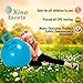 Xino Sports Hopping Ball for Kids, Teens & Adults - Fun Bouncy Ball with Handle, Durable and Safe Hopper, Indoor and Outdoor Toy for Jumping & Exercise (Blue, 22 Inch Diameter)