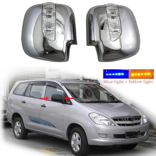 Couvercle rétroviseur Innova résout angle mort LED chrome ABS 2004-2012