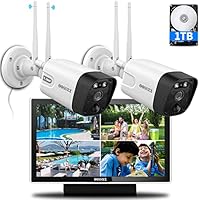 新品  防犯カメラセット2台 ダブルアンテナ双方向通話130°広角1TB Amazon.co.jp: 【双方向通話・ダブルアンテナ信号強化・130° 超